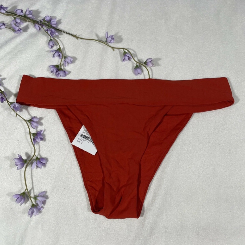 NEW Robin Piccone [SZ Medium ] Ava Cheeky Bikini Bottom‎ in Paprika